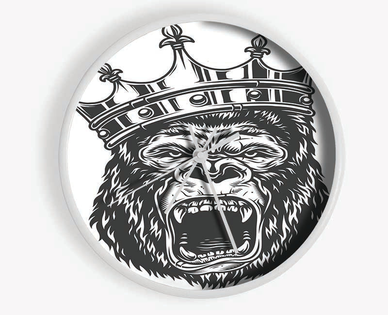 King Kong Crown Clock - Wallart-Direct UK