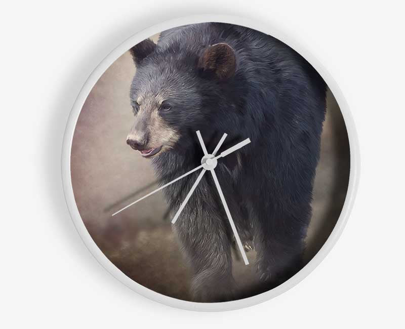 The Brown Bear Mist Clock - Wallart-Direct UK