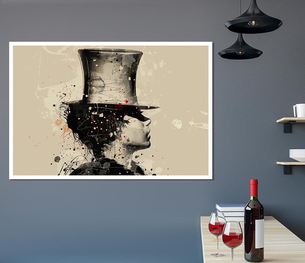 Top Hat Royalty Print Poster Wall Art