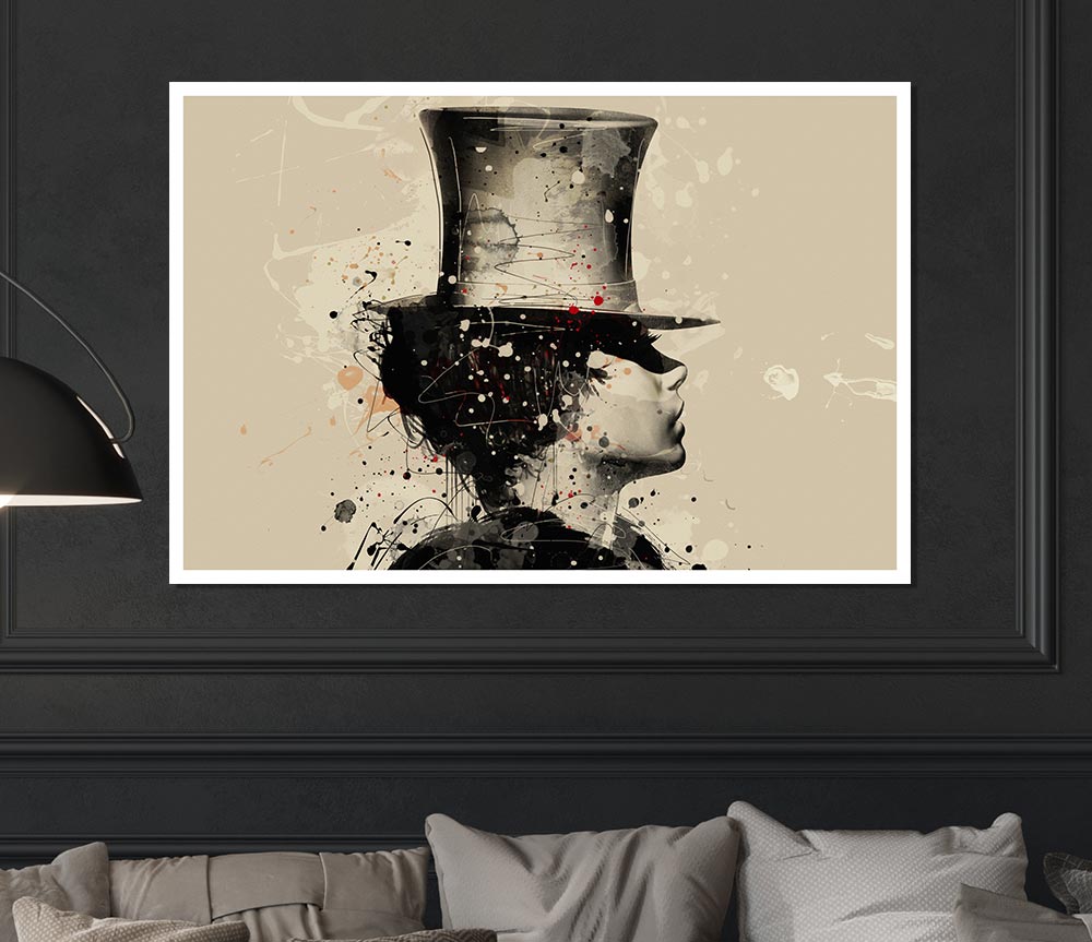 Top Hat Royalty Print Poster Wall Art