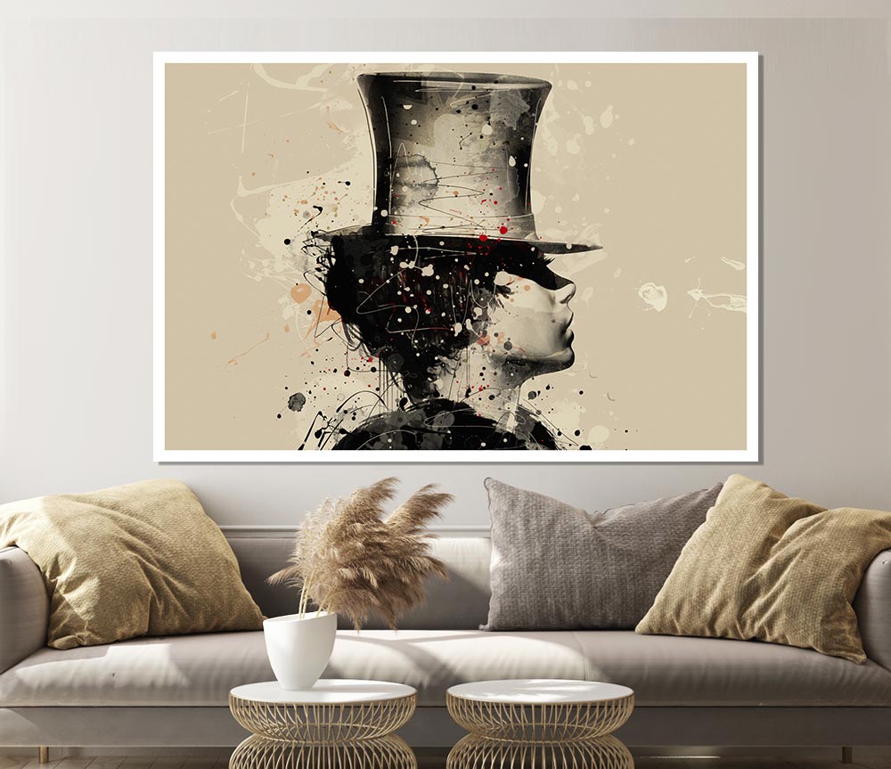 Top Hat Royalty Print Poster Wall Art