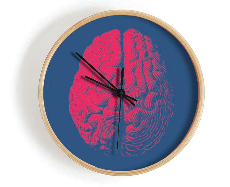 The Red Brain Clock - Wallart-Direct UK