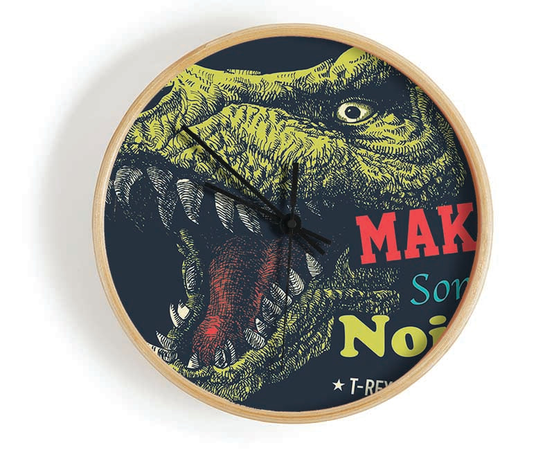 Make Some Noise T-Rex Clock - Wallart-Direct UK