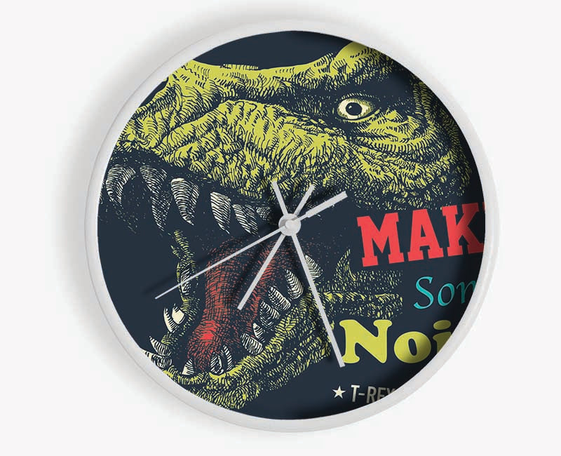 Make Some Noise T-Rex Clock - Wallart-Direct UK