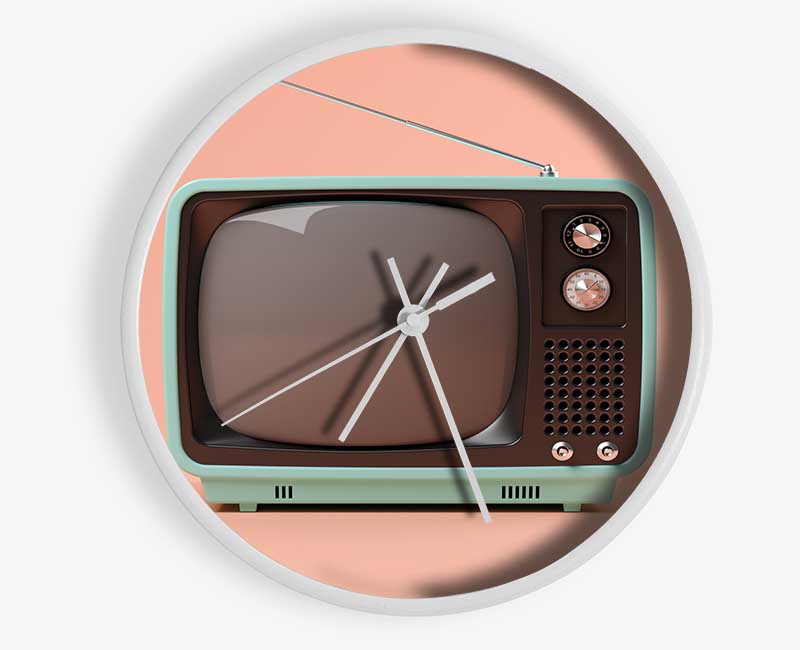 The Retro Tv Set Clock - Wallart-Direct UK