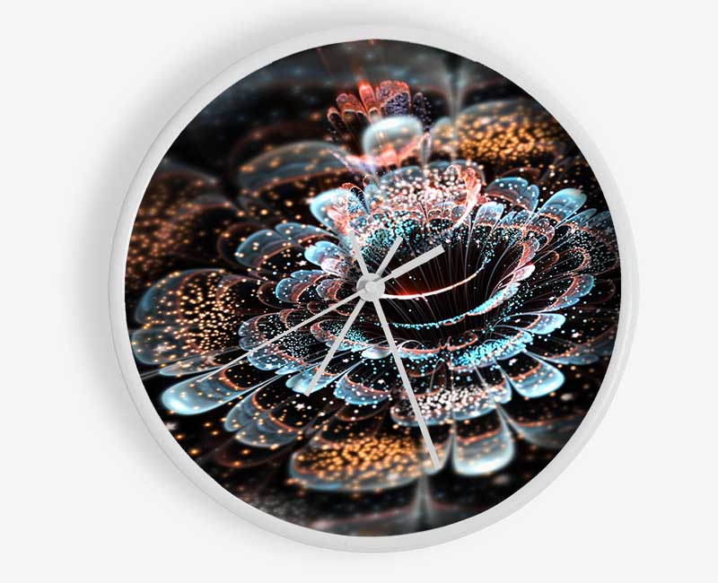 The Centre Of The Modern Flower Clock - Wallart-Direct UK