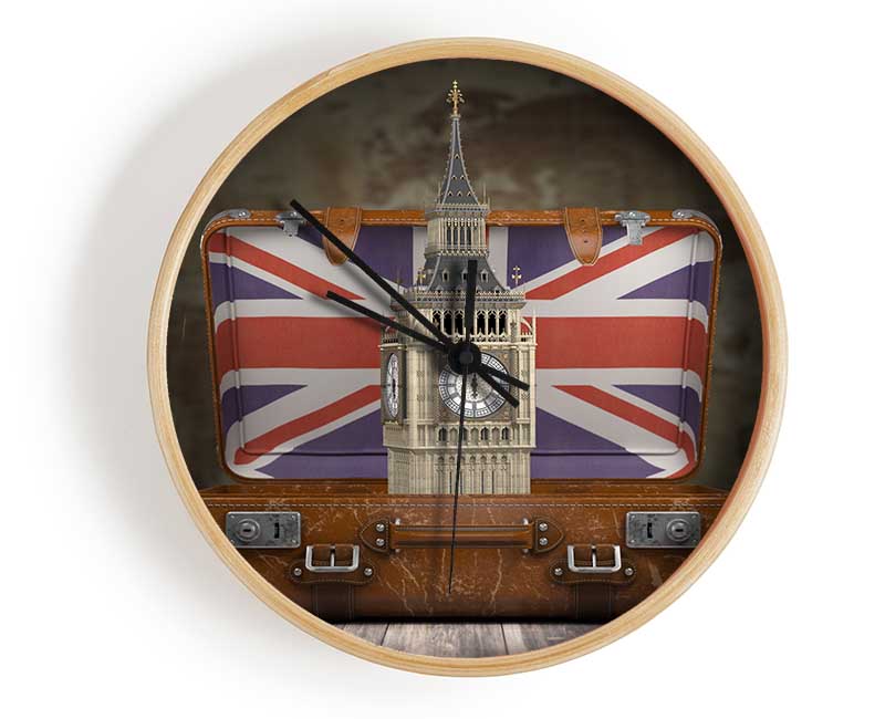 London In A Case Clock - Wallart-Direct UK