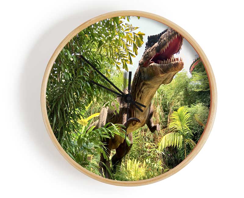 T-Rex Attack Clock - Wallart-Direct UK