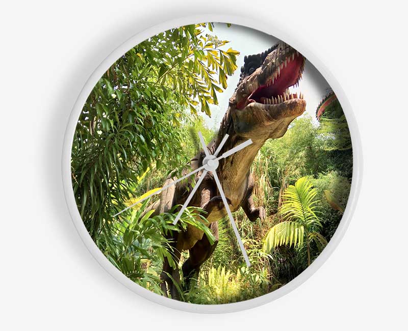 T-Rex Attack Clock - Wallart-Direct UK