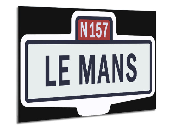 Le Mans Race Sign