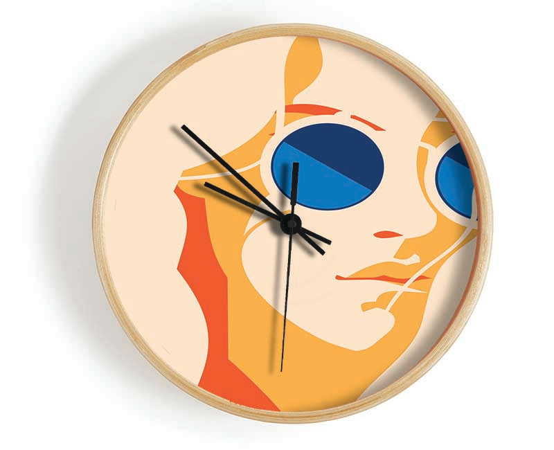 The Women With Glasses Clock - Wallart-Direct UK