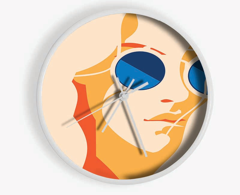 The Women With Glasses Clock - Wallart-Direct UK