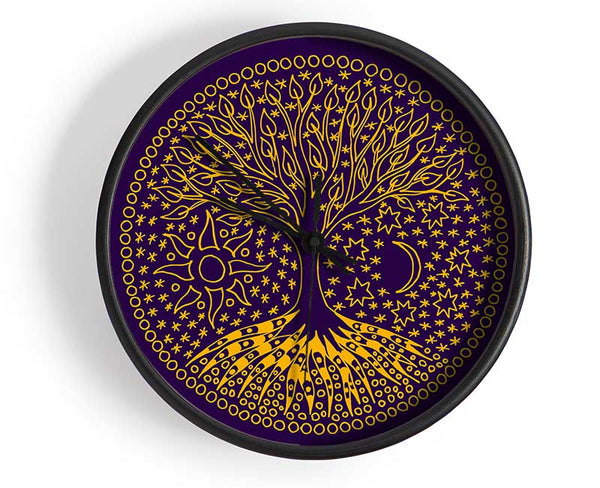 The Tree Of Life Emblem Clock - Wallart-Direct UK