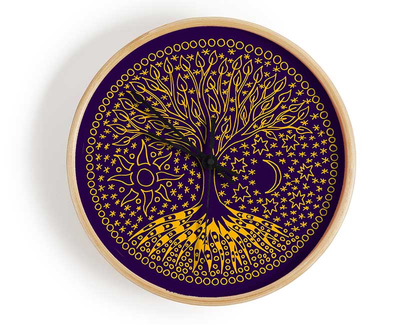 The Tree Of Life Emblem Clock - Wallart-Direct UK