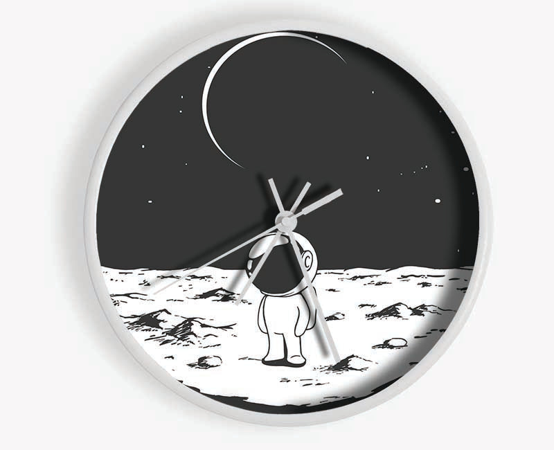 Little Space Man Clock - Wallart-Direct UK