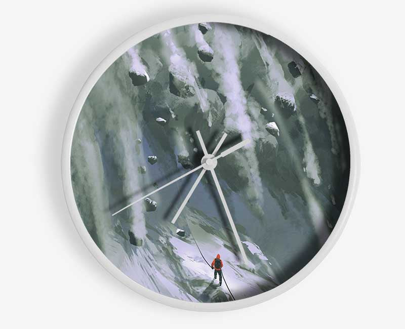 Avalanche Ski Clock - Wallart-Direct UK