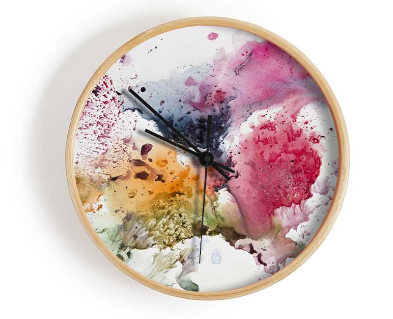 The Ink Explosion Clock - Wallart-Direct UK