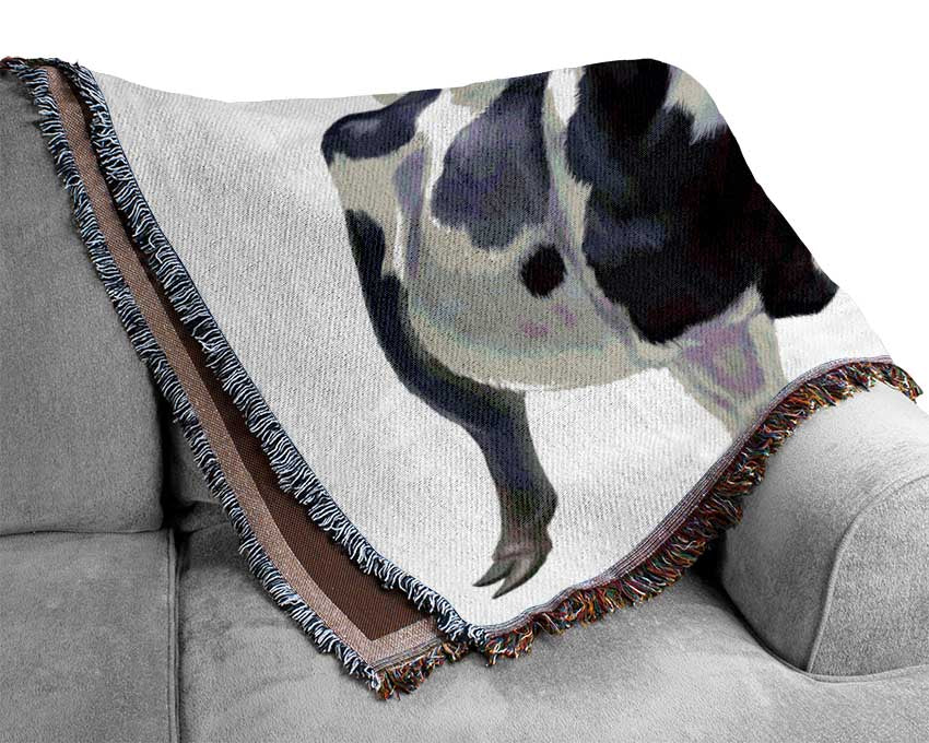 The Big Cow Munch Woven Blanket