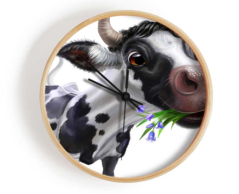 The Big Cow Munch Clock - Wallart-Direct UK