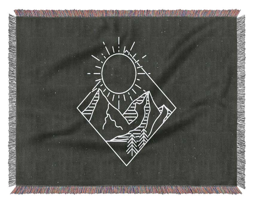 The Mountain Sun Camper Woven Blanket