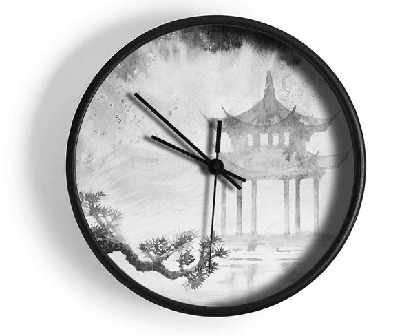 Japanese Architecture Clock - Wallart-Direct UK