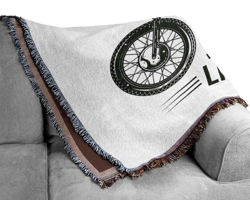 Custom Bike Motor Club Woven Blanket