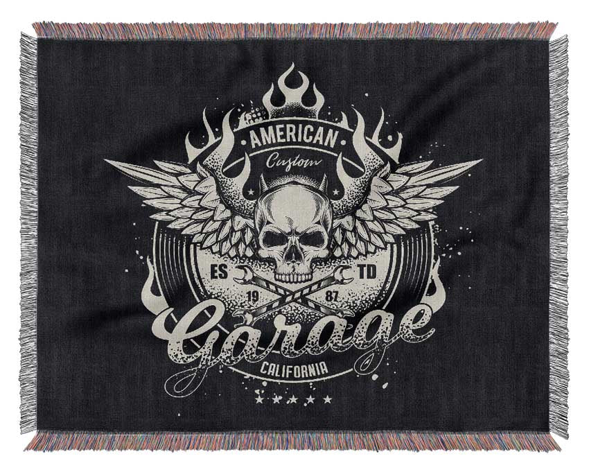 American Custom Garage Woven Blanket