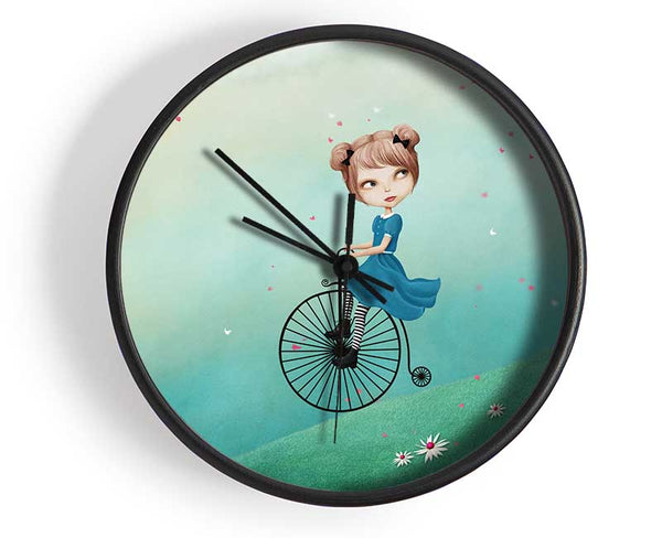 Alice In Wonderland Penny Farthing Clock - Wallart-Direct UK