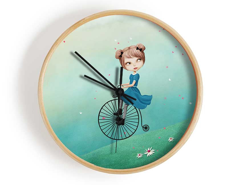 Alice In Wonderland Penny Farthing Clock - Wallart-Direct UK