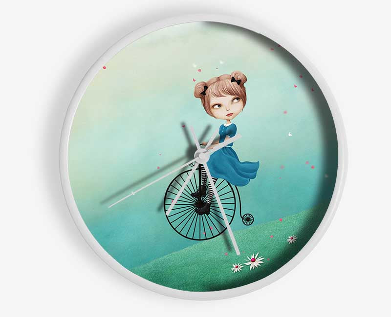 Alice In Wonderland Penny Farthing Clock - Wallart-Direct UK