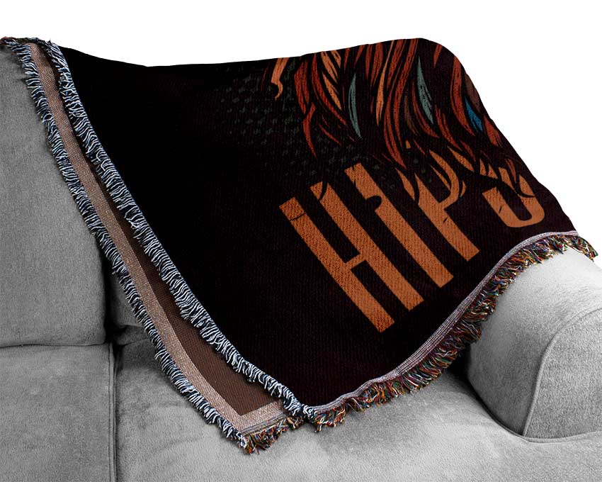 King Lion Hipster Woven Blanket