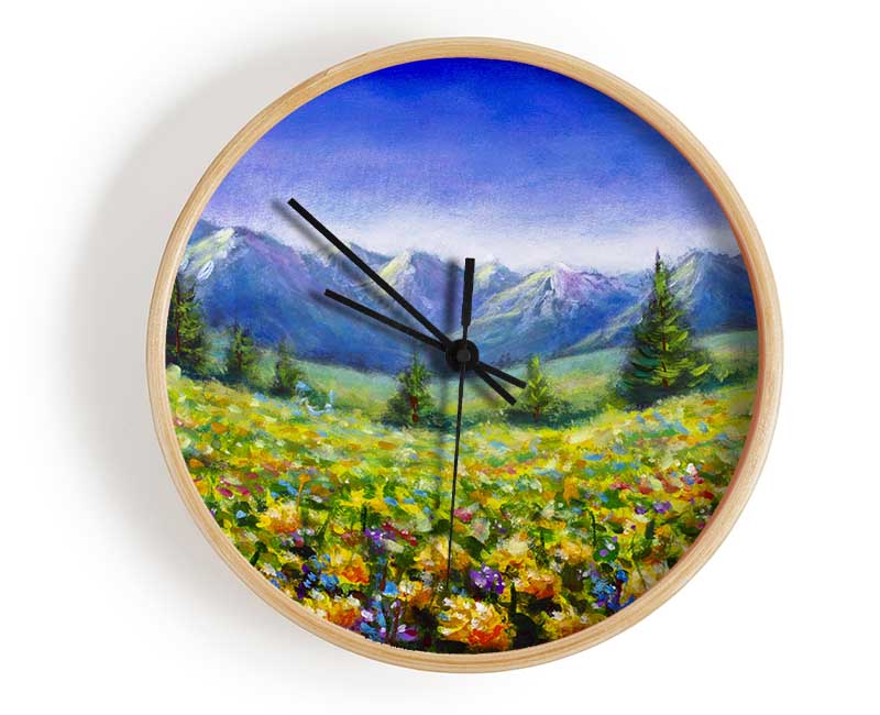 The Curve In The Landscape Clock - Wallart-Direct UK