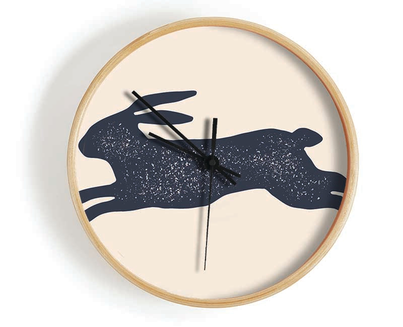 The Bouncing Hare Clock - Wallart-Direct UK