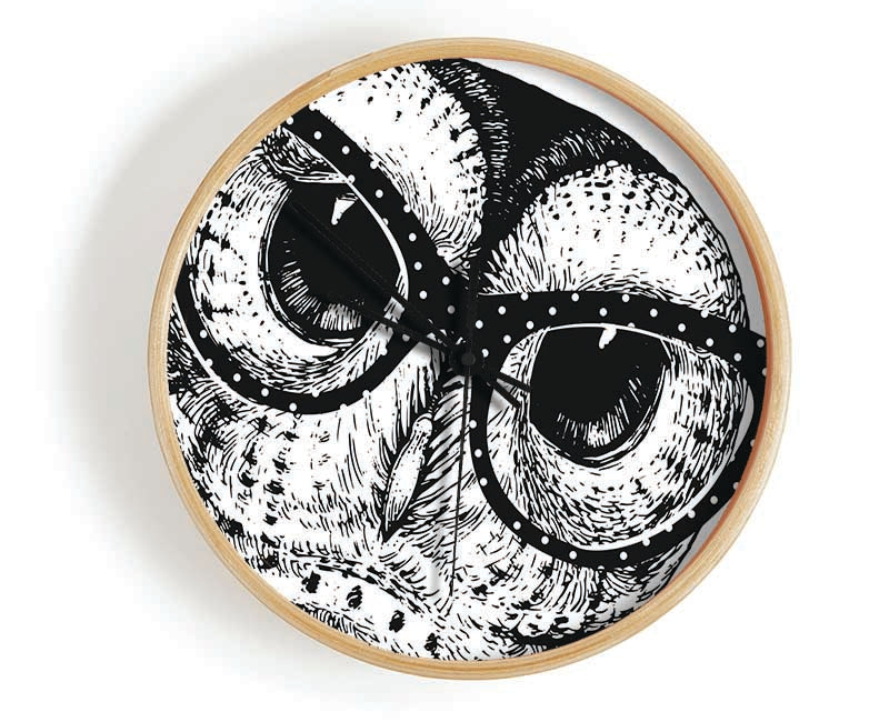 The Smart Owl Clock - Wallart-Direct UK