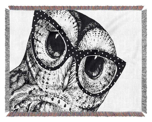 The Smart Owl Woven Blanket