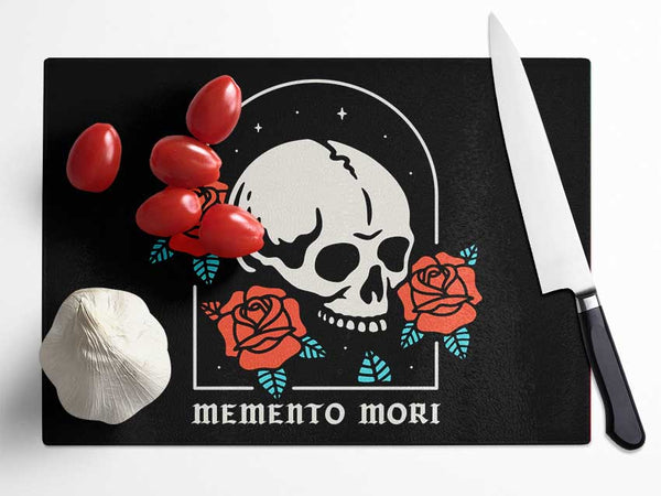 Memento Mori Glass Chopping Board