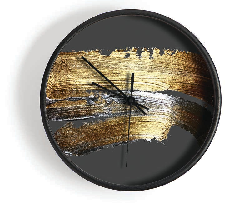 Gold Wash Clock - Wallart-Direct UK