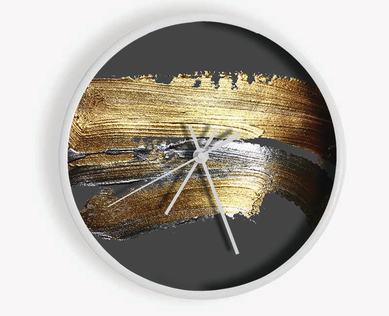 Gold Wash Clock - Wallart-Direct UK