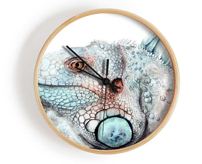 Iguana Stare Clock - Wallart-Direct UK