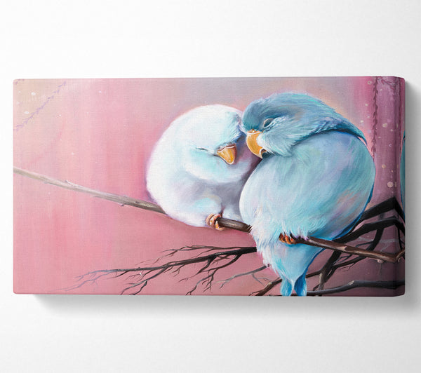 Two Love Birds On A Branch