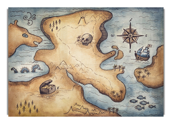 Pirate Treasure Map