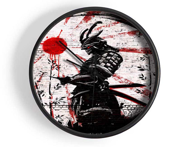 The Samurai Clock - Wallart-Direct UK