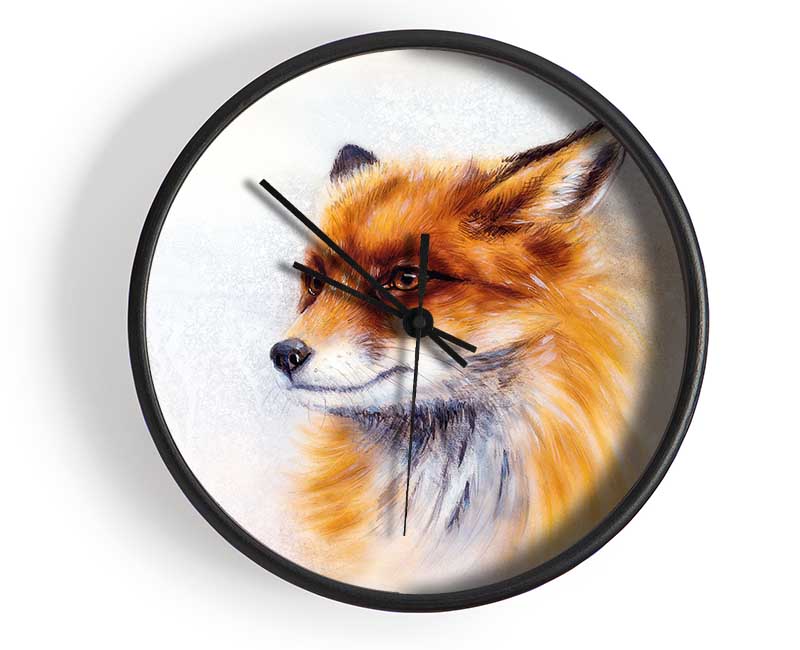 Fox Head Beauty Clock - Wallart-Direct UK