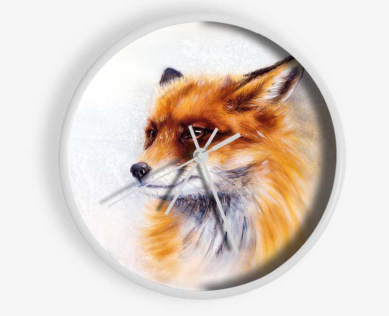 Fox Head Beauty Clock - Wallart-Direct UK