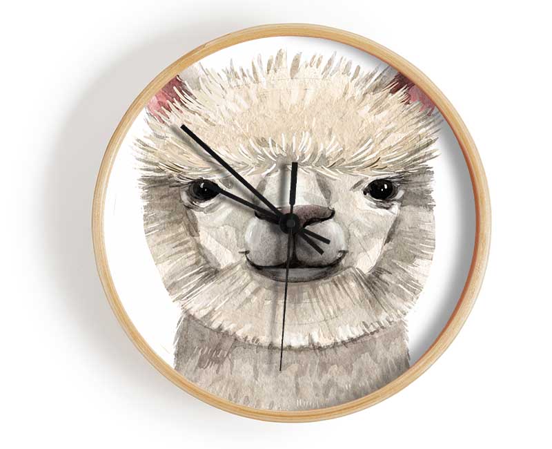 Llama Drama Clock - Wallart-Direct UK