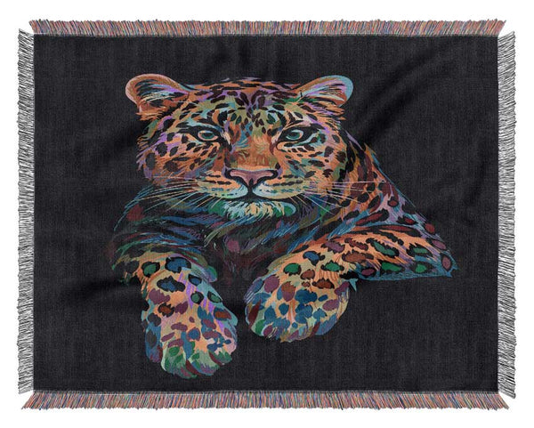 The Beautiful Leopard Woven Blanket