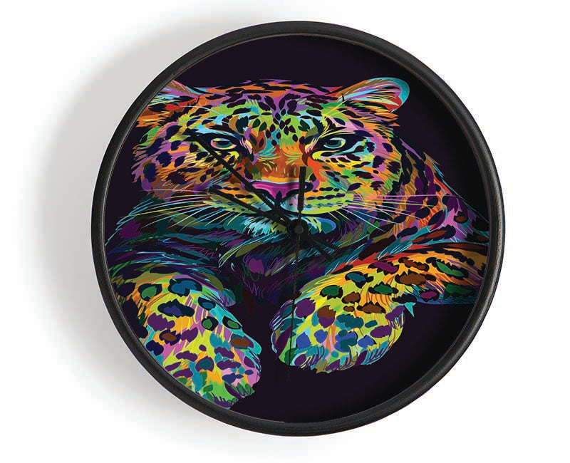 The Beautiful Leopard Clock - Wallart-Direct UK