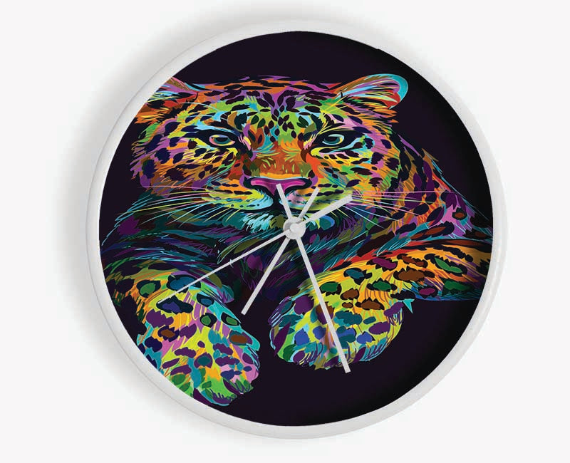 The Beautiful Leopard Clock - Wallart-Direct UK