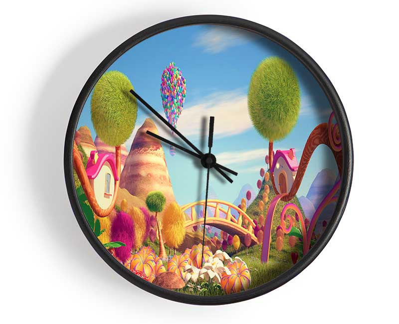 The Abstract Wonderland Clock - Wallart-Direct UK