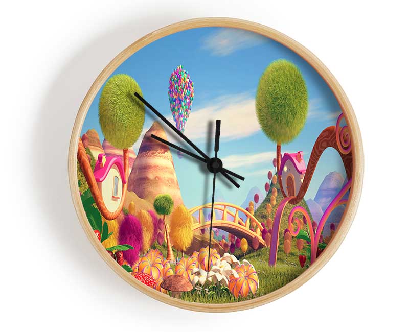 The Abstract Wonderland Clock - Wallart-Direct UK